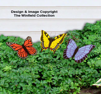 12 Butterfly Poke Wood Patterns