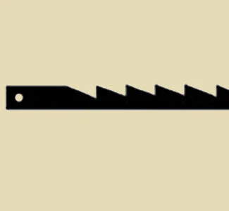 Olson - 1 Dozen [15 TPI] PINNED Standard Fret Blades