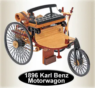 1886 Karl Benz Motorwagon Scroll Saw Pattern