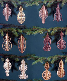 2 Piece Slotted Ornament Set # 2