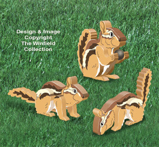 3D Chipmunks Pattern(W)