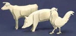 3D Farm Animals Project Patterns