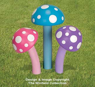 3D Giant Mushrooms Wood Plans