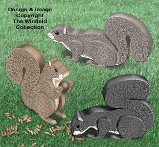 3D Squirrels Pattern