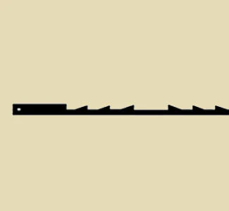 Olson - 1 Dozen [9 TPI] PINNED Reverse Tooth Blades