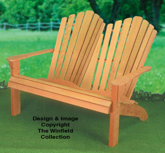 Adirondack Loveseat Wood Plans