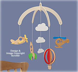 Aircraft Baby Mobile Pattern