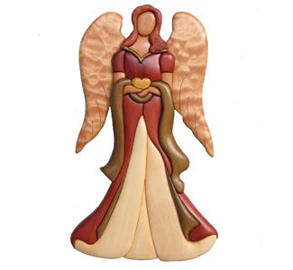 Angel Tree Topper Intarsia Design Pattern
