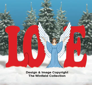 Angelic Love Woodcrafting Pattern