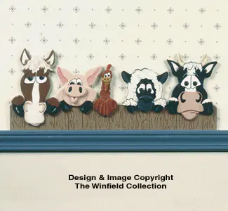 Animal Door Toppers Woodcraft Pattern(F)