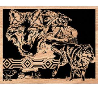 Arapaho Moon Scrolled Art Project Pattern