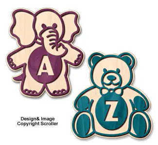Baby Initial Wall Plaques Pattern