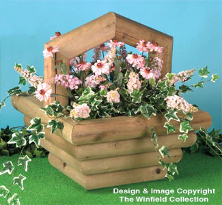 Basket Planter #2 Wood Pattern(F)
