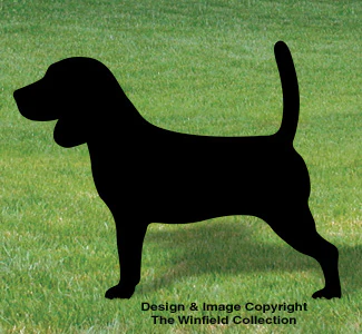 Beagle Shadow Woodcraft Pattern