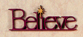 Believe Shelf Sitter Project Pattern