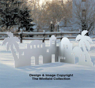 Bethlehem Backdrop Wood Pattern