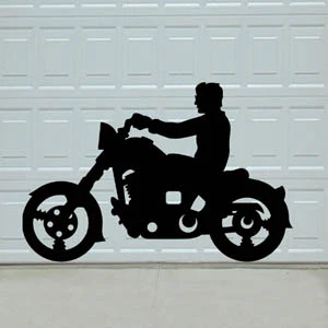 Biker Buddies Motorcycle Shadow Pattern