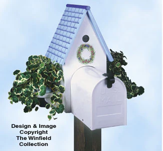 Birdhouse Planter Mailbox Pattern(F)