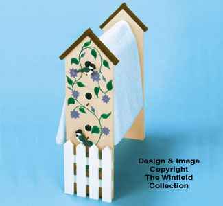 Birdhouse Quilt Rack Wood Pattern(F)