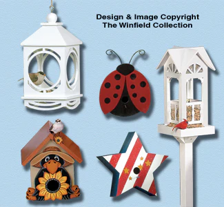 Birdhouses and Feeders Pattern Set (CS1021, 1051, 2022, 3061 & 4002)