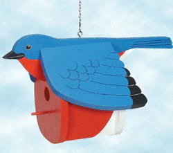 Bluebird Birdhouse Woodworking Pattern