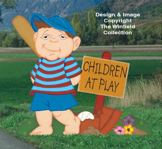 Boy At Play Woodcraft Pattern