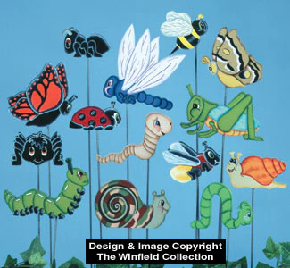 Bug Plant Pokes Woodcraft Pattern