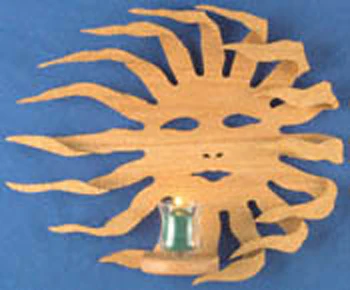 Burning Sun Sconce Project Pattern