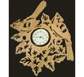Cardinals Songbird Wall Clock Project Pattern