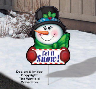 Cheerful Yard Art - Frosty