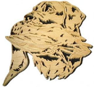 Chesapeake Bay Retriever with Canvasback Project Pattern