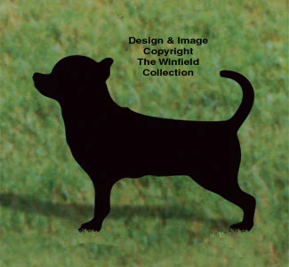 Chihuahua Shadow Woodcrafting Pattern