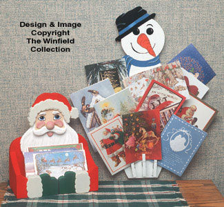 Christmas Card Holder  Wood Pattern(F)