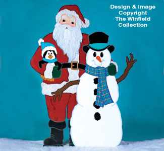 Christmas Friends Woodcrafting Pattern(F)