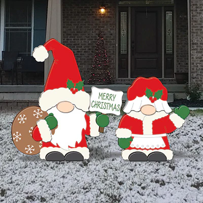 Christmas Gnome Couple Pattern