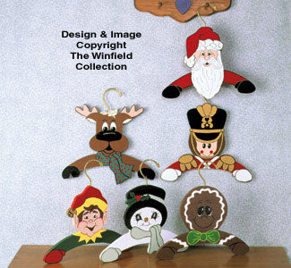Christmas Hangers Wood Pattern(F)