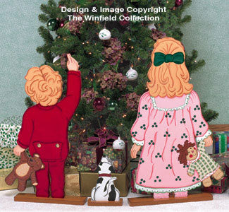 Christmas Tree Gazer Wood Pattern(F)
