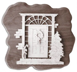 Christmas Welcome Plaque Pattern