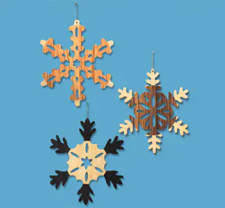 Circular Inlay Snowflakes Project Patterns