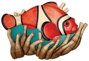 Clownfish Intarsia Project Pattern