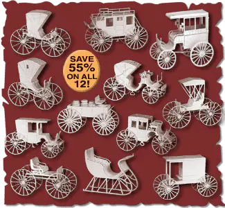 Coaches, Wagons & Buggies Set Project Patterns