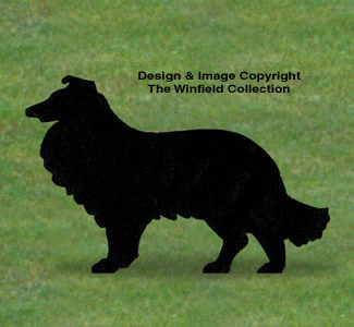 Collie Shadow Woodcrafting Pattern(F)