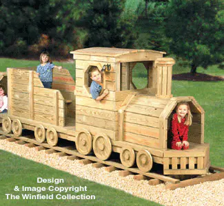 Complete Train Play Structure Plans Set [PG1, 2, 4, & 5]