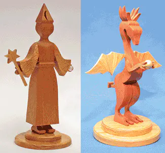 Compound Cut Fantasy Figures Scroll Saw Pattern