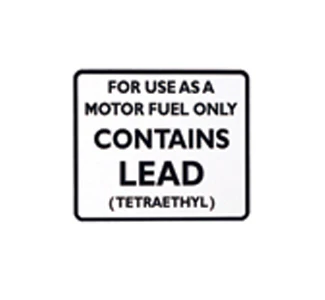 Contains Lead Vinyl Decal