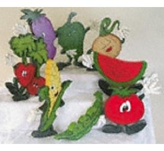 Countertop Garden Veggies Project Patterns(F)