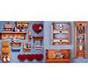 Country Heart Shelf Pattern Collection Set (CHSC&CHSC2)