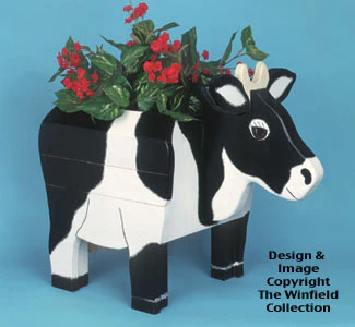 Cow Yard Planter Woodcraft Pattern