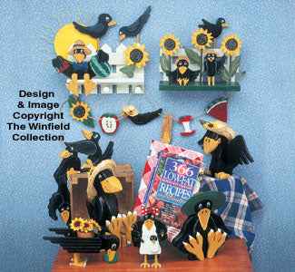 Crow Collection Woodcraft Pattern (F)