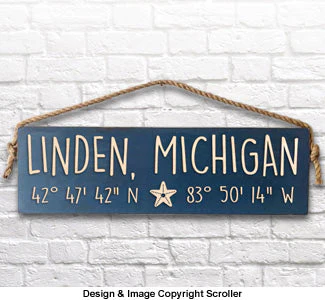 Customizable "Coordinates" Wall Decor - Downloadable